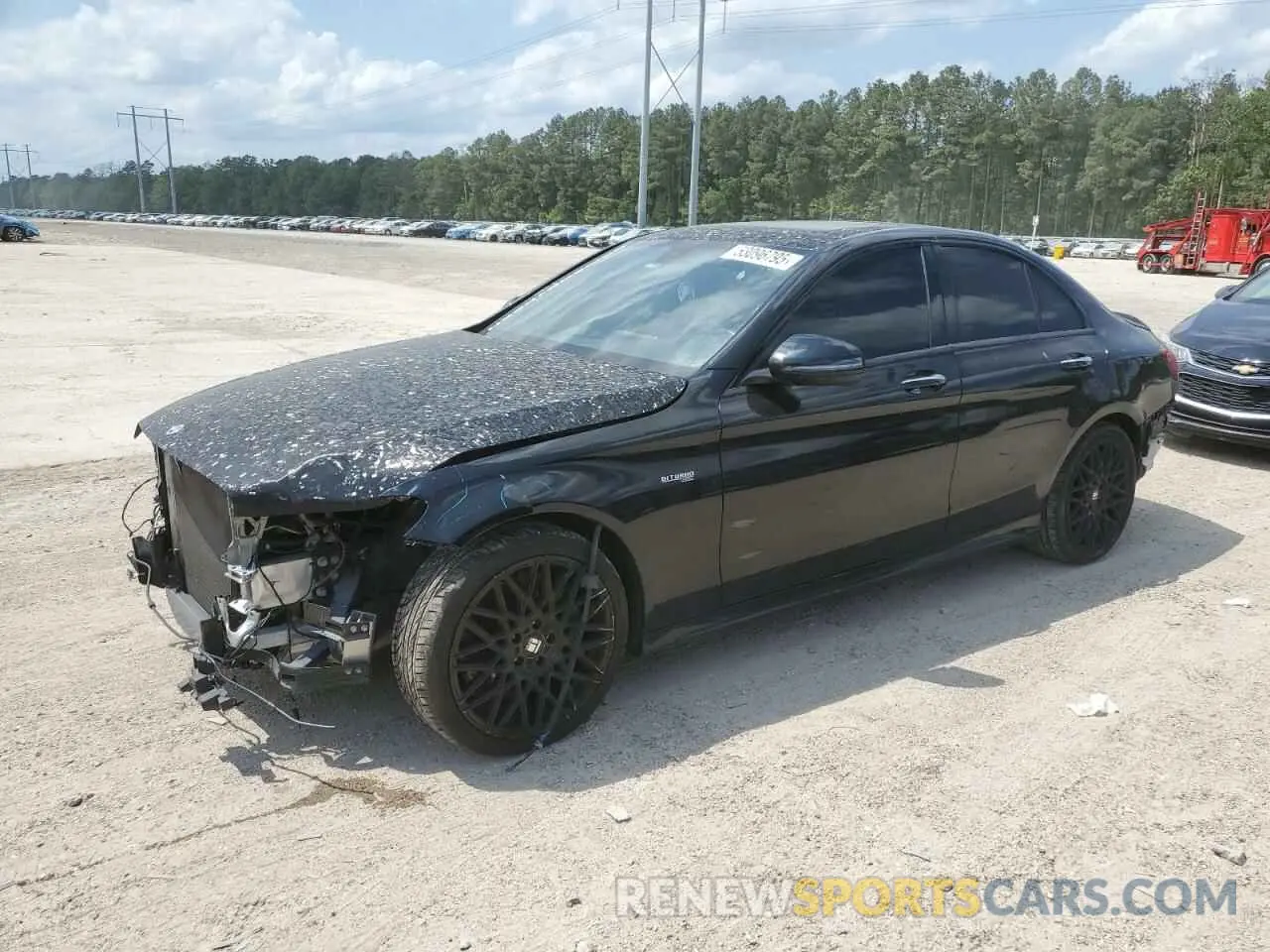 1 Photograph of a damaged car 55SWF6EB4KU304022 MERCEDES-BENZ C-CLASS 2019
