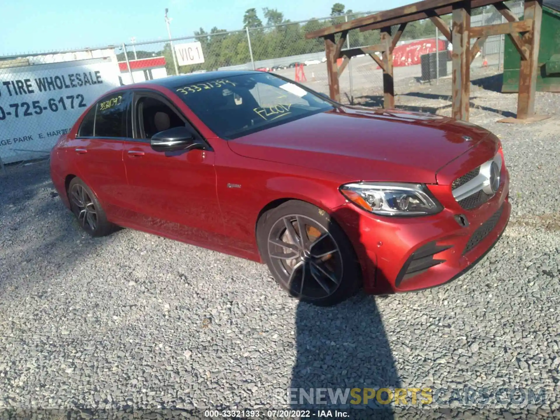 1 Photograph of a damaged car 55SWF6EB7KU295011 MERCEDES-BENZ C-CLASS 2019