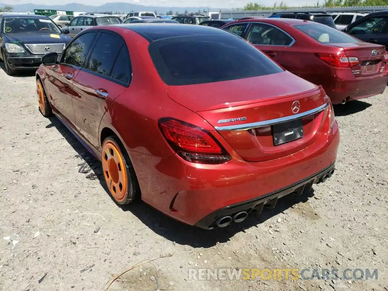 3 Photograph of a damaged car 55SWF6EB8KU283952 MERCEDES-BENZ C-CLASS 2019