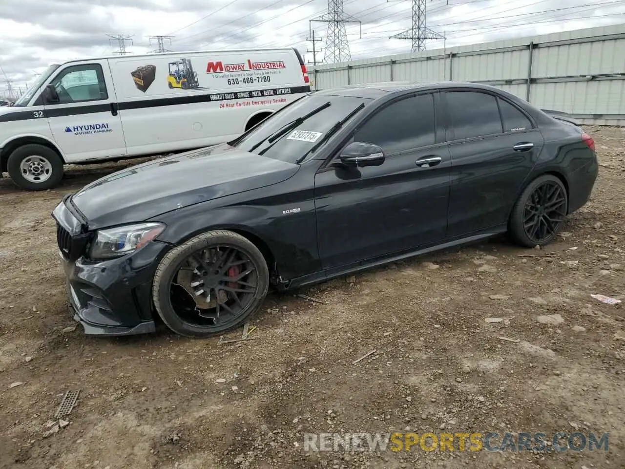 1 Photograph of a damaged car 55SWF6EB8KU285667 MERCEDES-BENZ C-CLASS 2019