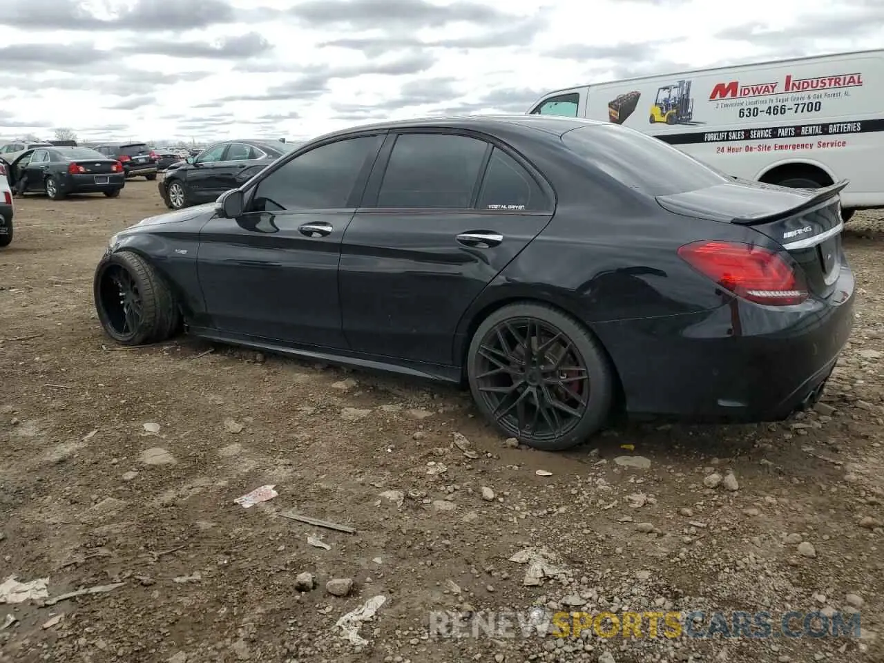 2 Photograph of a damaged car 55SWF6EB8KU285667 MERCEDES-BENZ C-CLASS 2019