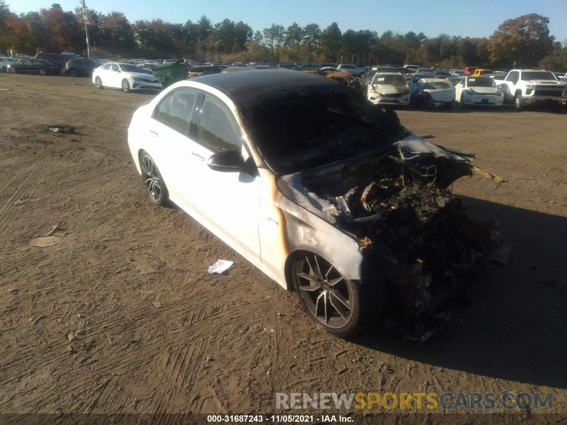 1 Photograph of a damaged car 55SWF6EB8KU301639 MERCEDES-BENZ C-CLASS 2019