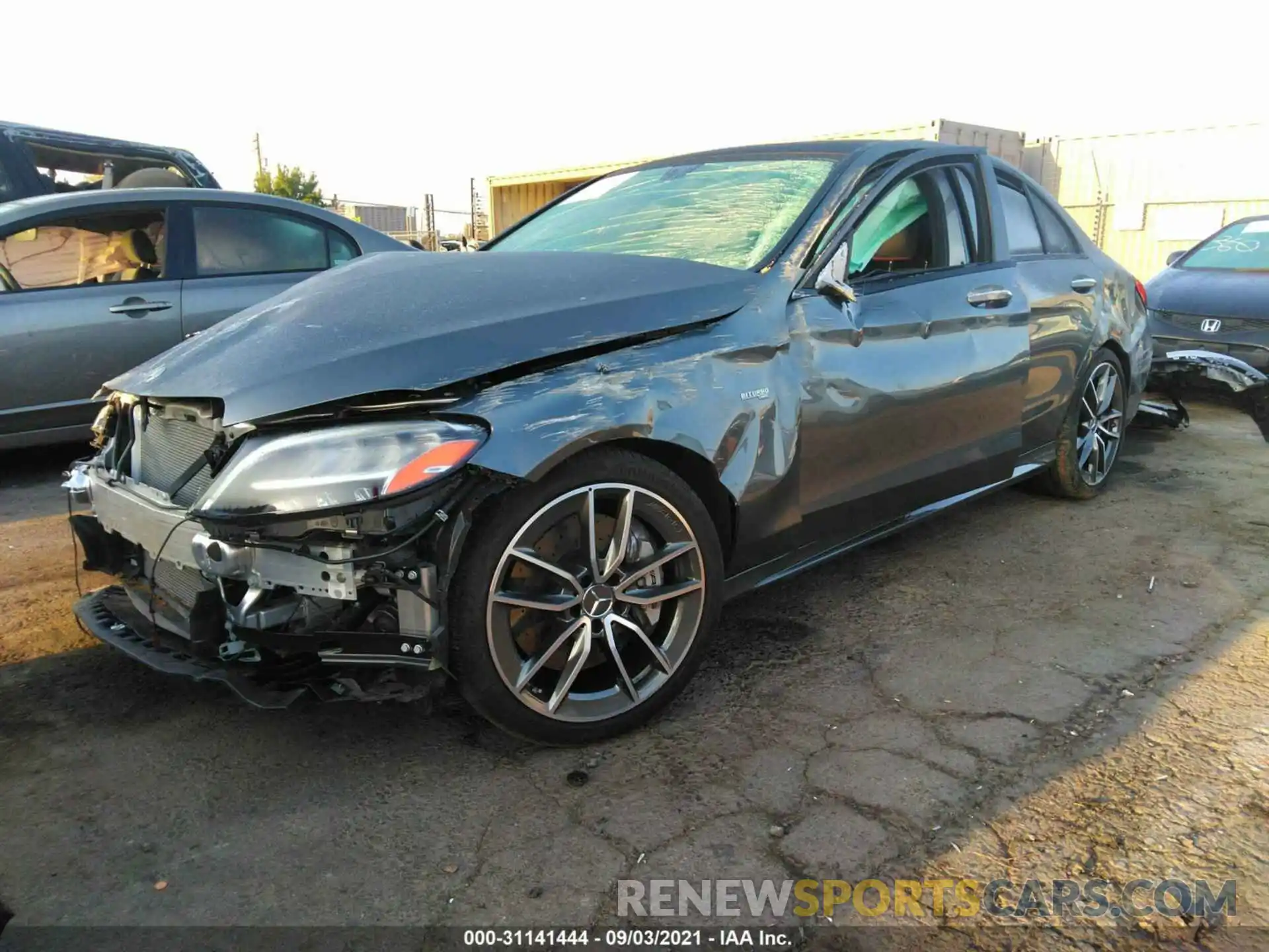 2 Photograph of a damaged car 55SWF6EB9KU321026 MERCEDES-BENZ C-CLASS 2019