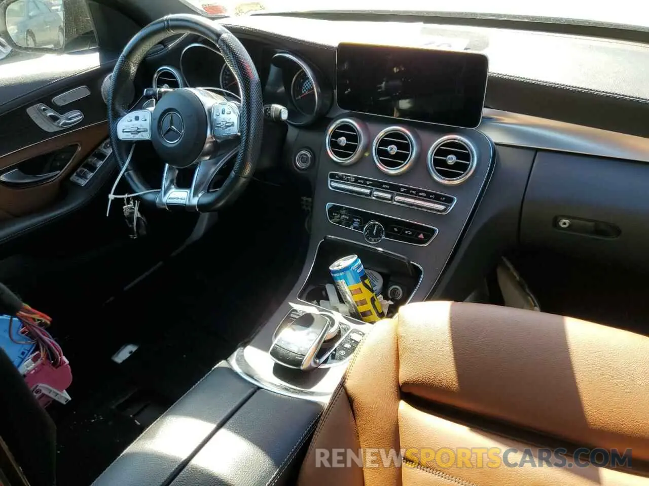 8 Photograph of a damaged car 55SWF6EBXKU293723 MERCEDES-BENZ C-CLASS 2019