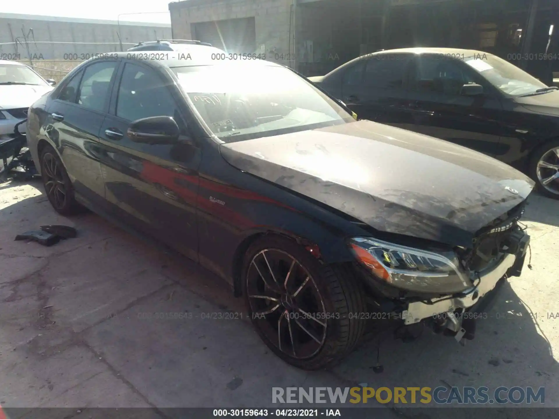 1 Photograph of a damaged car 55SWF6EBXKU304431 MERCEDES-BENZ C-CLASS 2019