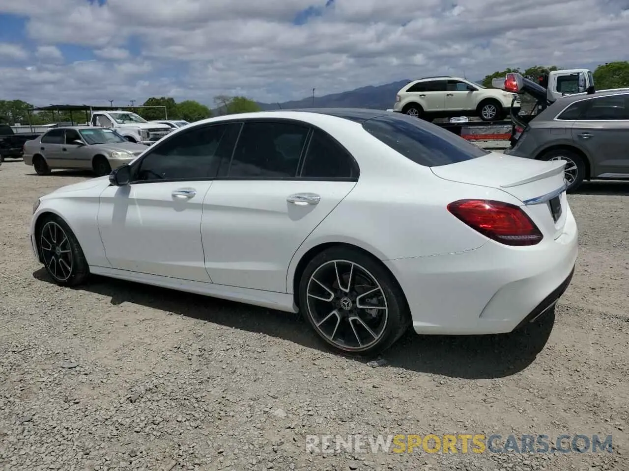 2 Photograph of a damaged car 55SWF8DB0KU297258 MERCEDES-BENZ C-CLASS 2019