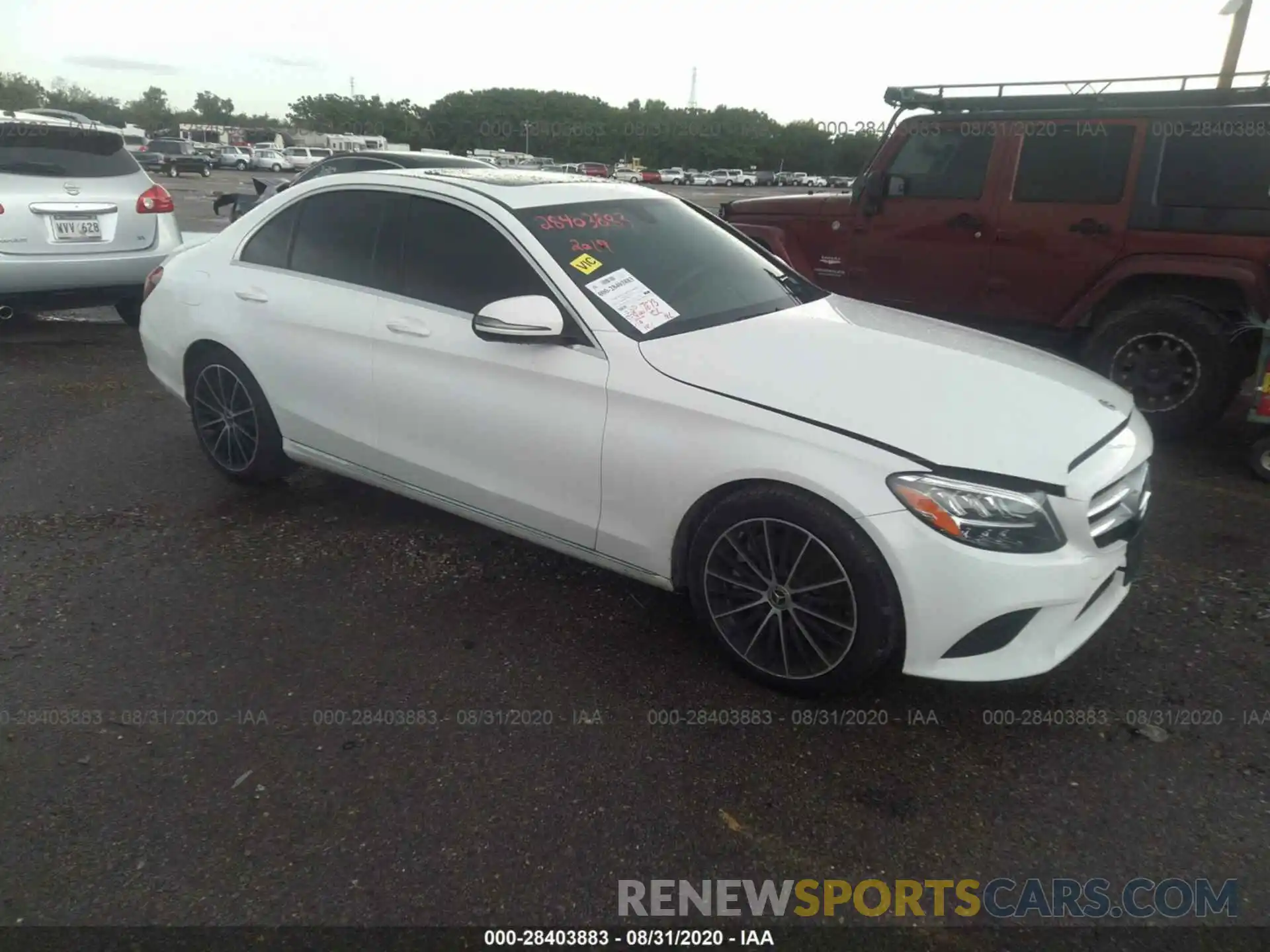 1 Photograph of a damaged car 55SWF8DB0KU307691 MERCEDES-BENZ C-CLASS 2019