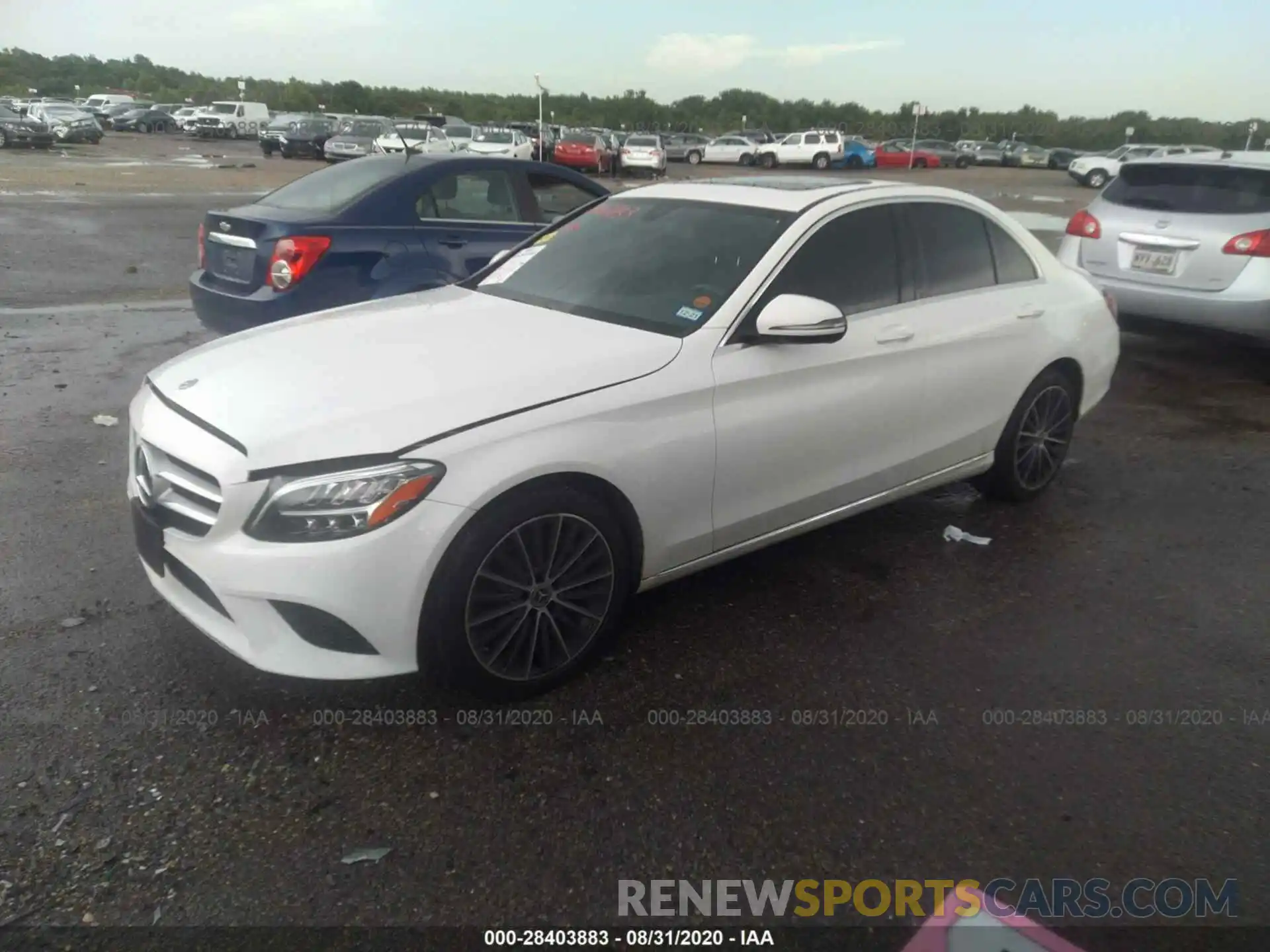 2 Photograph of a damaged car 55SWF8DB0KU307691 MERCEDES-BENZ C-CLASS 2019