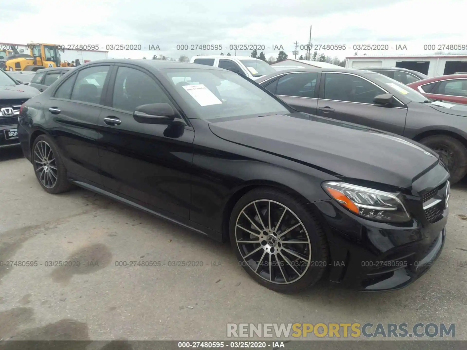 1 Photograph of a damaged car 55SWF8DB1KU307649 MERCEDES-BENZ C-CLASS 2019