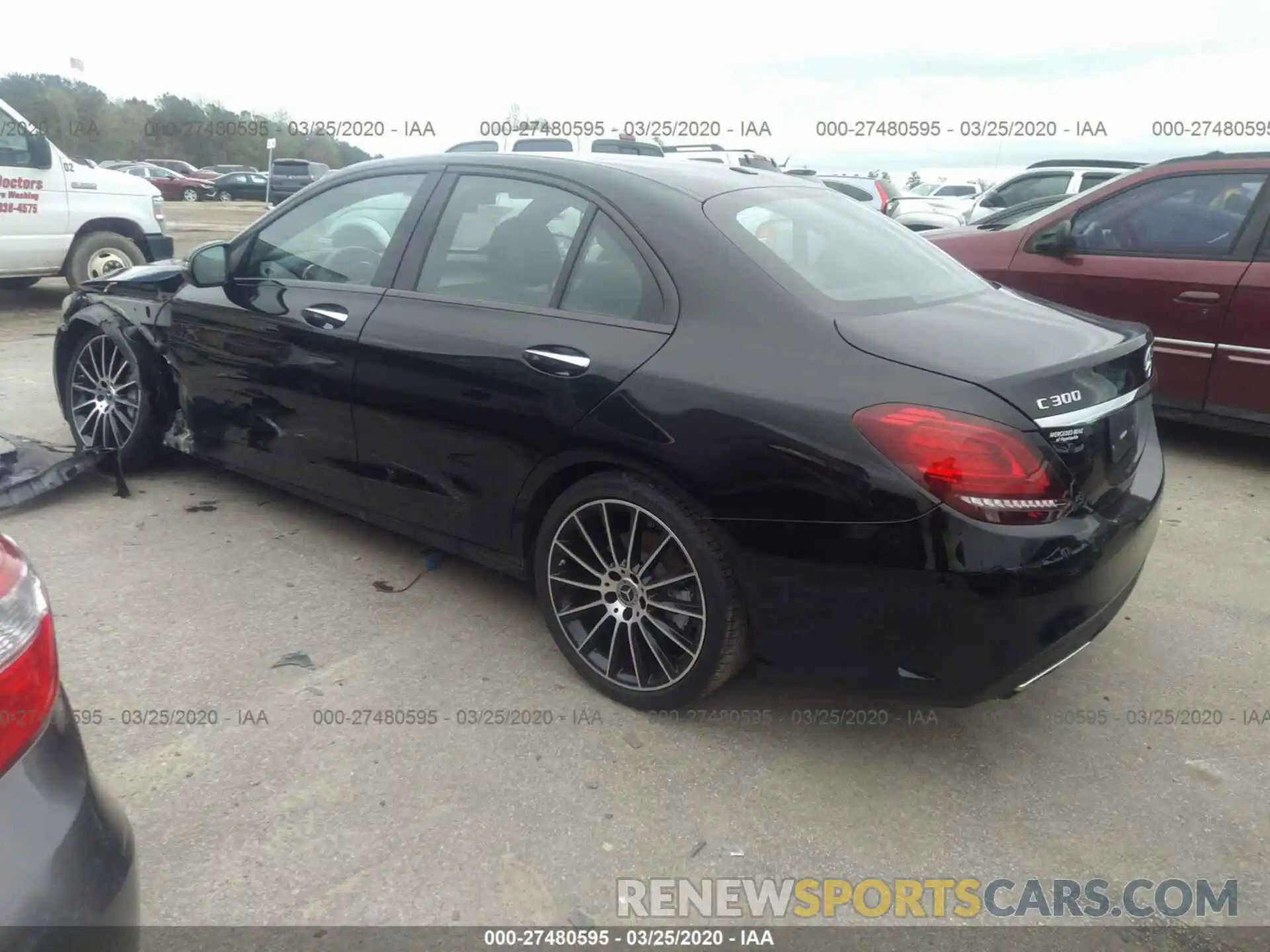 3 Photograph of a damaged car 55SWF8DB1KU307649 MERCEDES-BENZ C-CLASS 2019