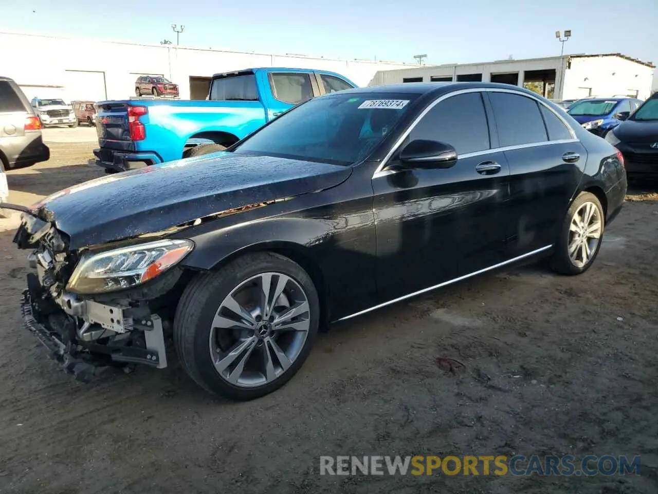 1 Photograph of a damaged car 55SWF8DB2KU286990 MERCEDES-BENZ C-CLASS 2019