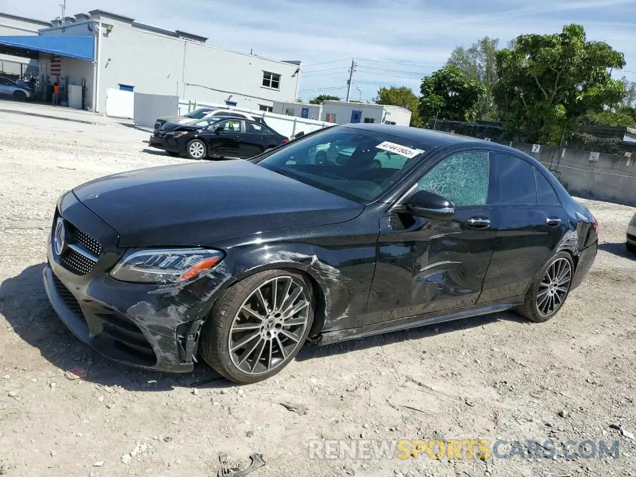 1 Photograph of a damaged car 55SWF8DB2KU296435 MERCEDES-BENZ C-CLASS 2019