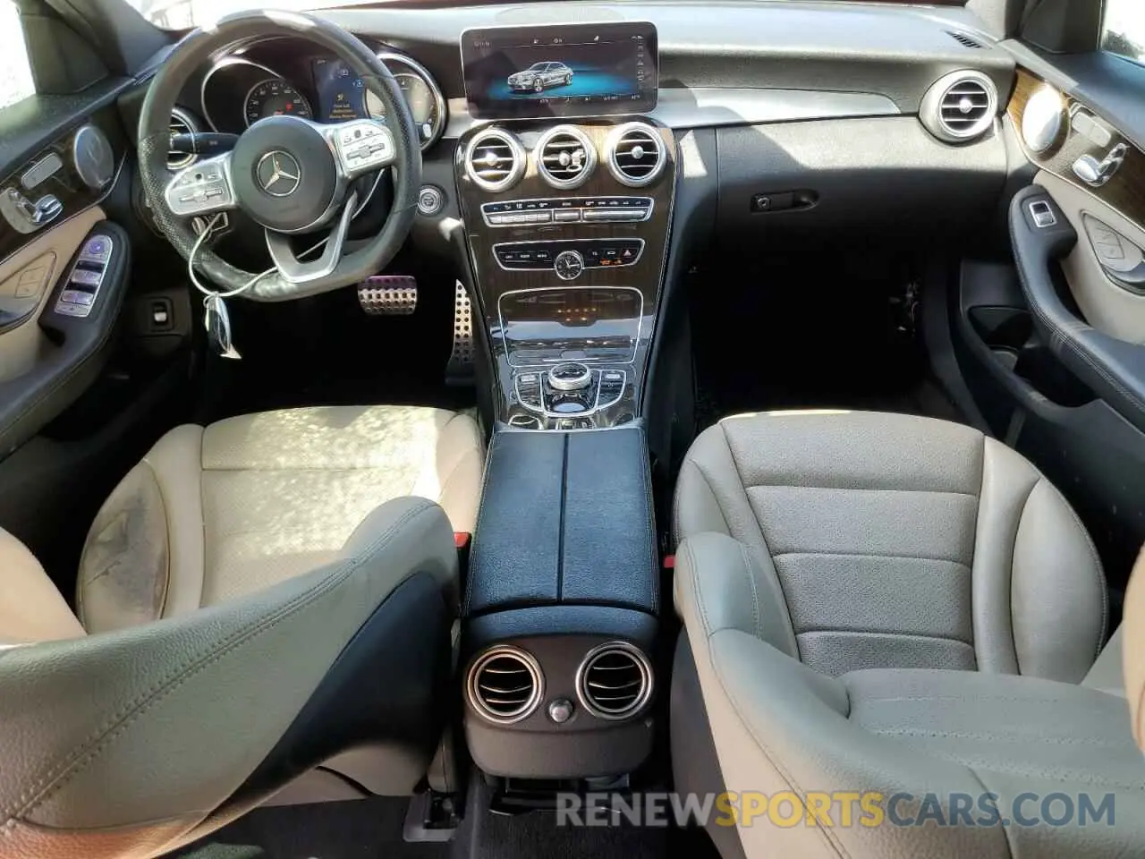 8 Photograph of a damaged car 55SWF8DB2KU296435 MERCEDES-BENZ C-CLASS 2019