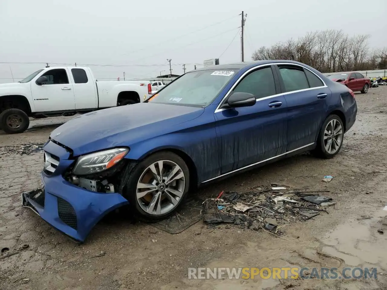 1 Photograph of a damaged car 55SWF8DB2KU303562 MERCEDES-BENZ C-CLASS 2019