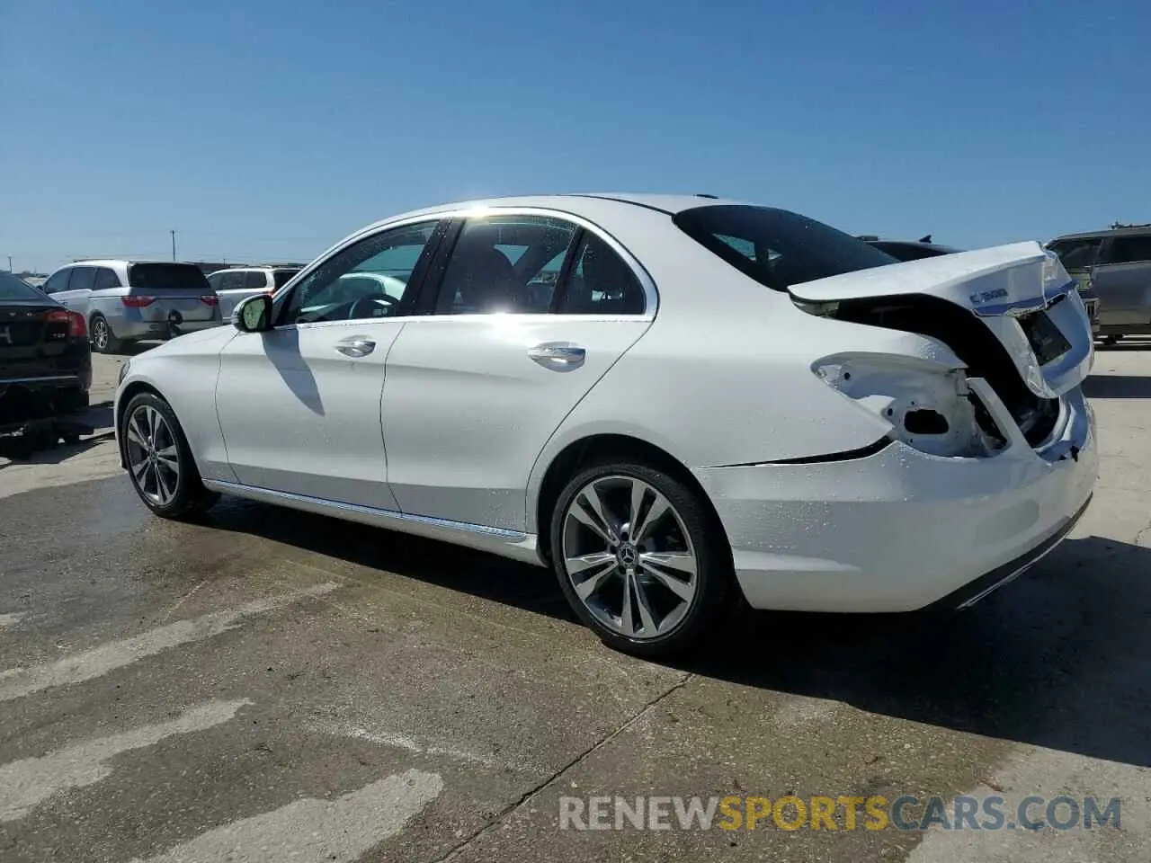 2 Photograph of a damaged car 55SWF8DB2KU308888 MERCEDES-BENZ C-CLASS 2019
