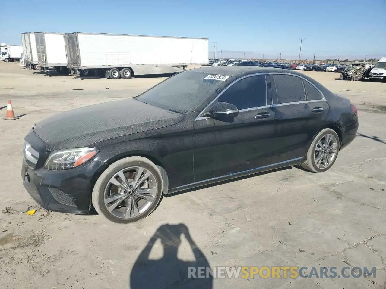 1 Photograph of a damaged car 55SWF8DB2KU318028 MERCEDES-BENZ C-CLASS 2019