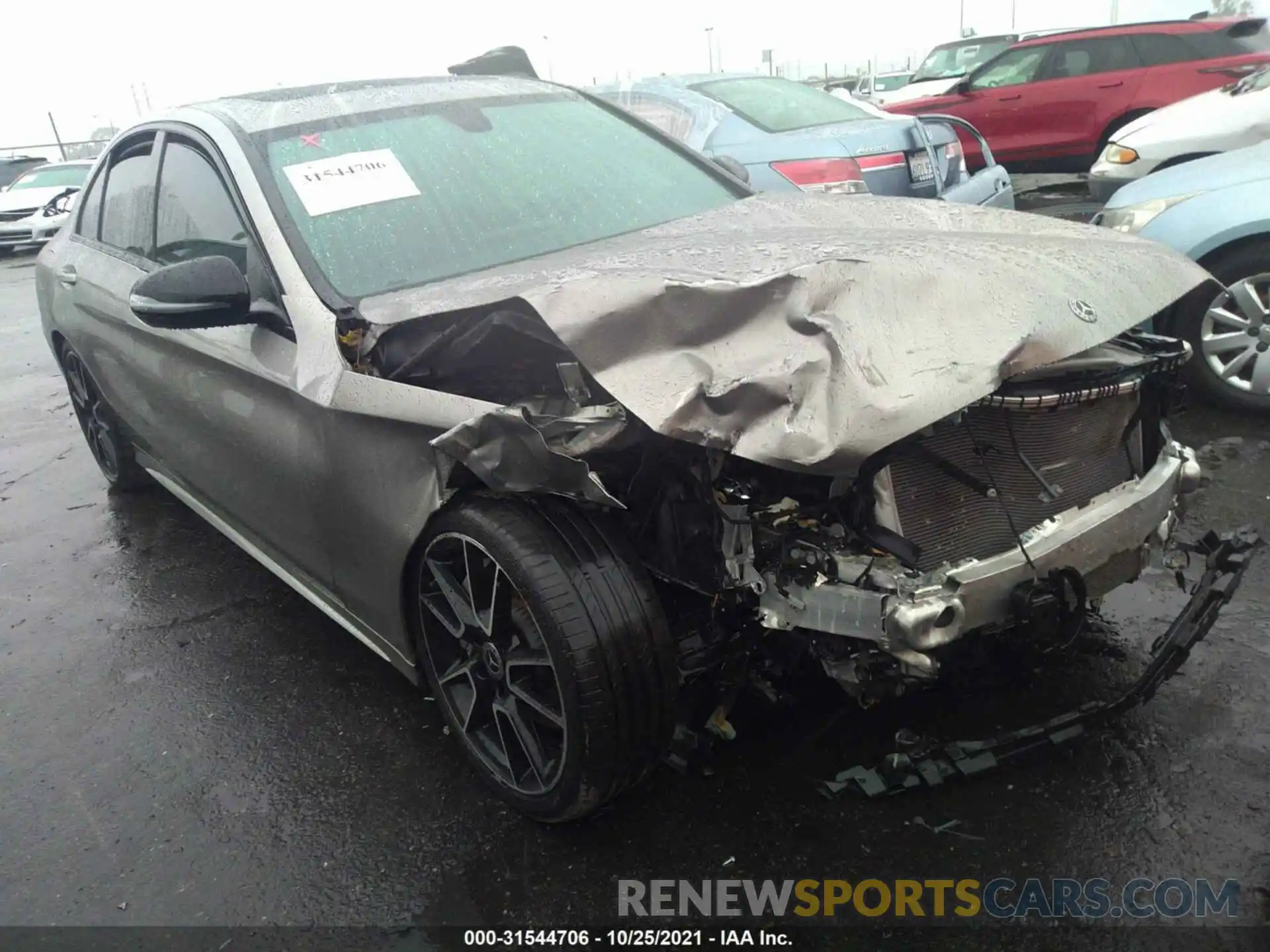 1 Photograph of a damaged car 55SWF8DB2KU320569 MERCEDES-BENZ C-CLASS 2019