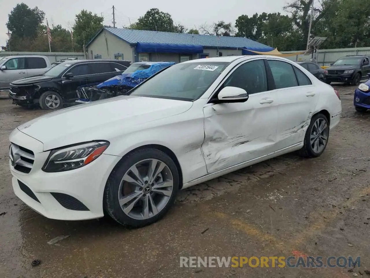 1 Photograph of a damaged car 55SWF8DB3KU294029 MERCEDES-BENZ C-CLASS 2019