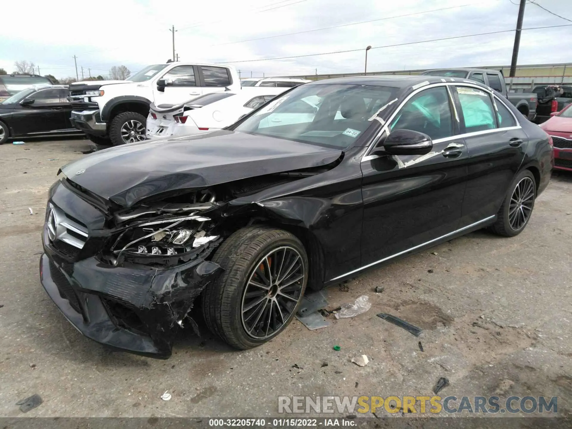 2 Photograph of a damaged car 55SWF8DB3KU307376 MERCEDES-BENZ C-CLASS 2019