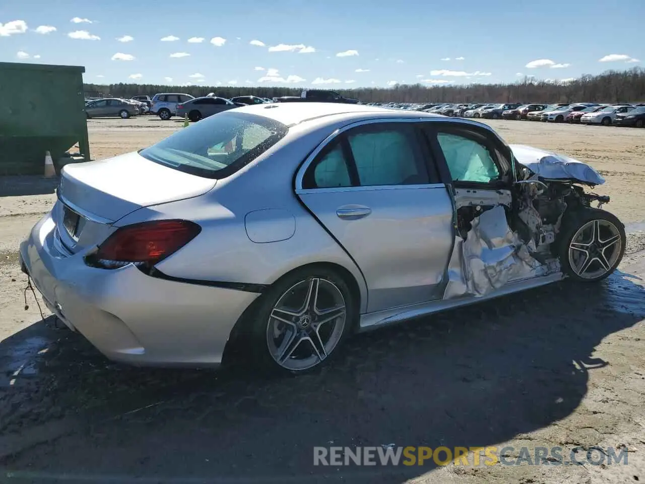 3 Photograph of a damaged car 55SWF8DB3KU312397 MERCEDES-BENZ C-CLASS 2019