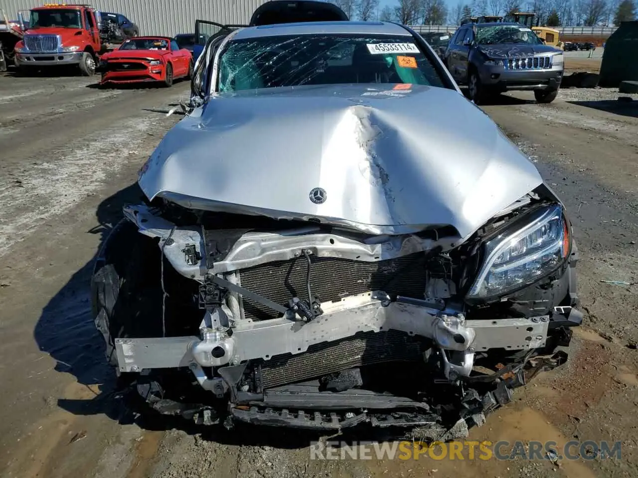 5 Photograph of a damaged car 55SWF8DB3KU312397 MERCEDES-BENZ C-CLASS 2019