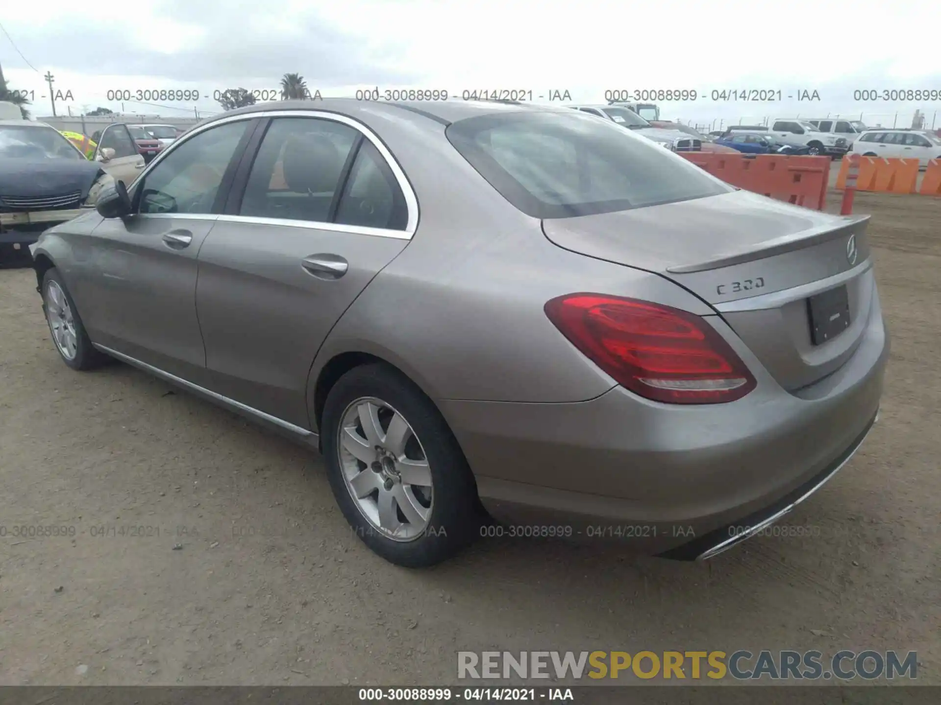 3 Photograph of a damaged car 55SWF8DB4KU288496 MERCEDES-BENZ C-CLASS 2019