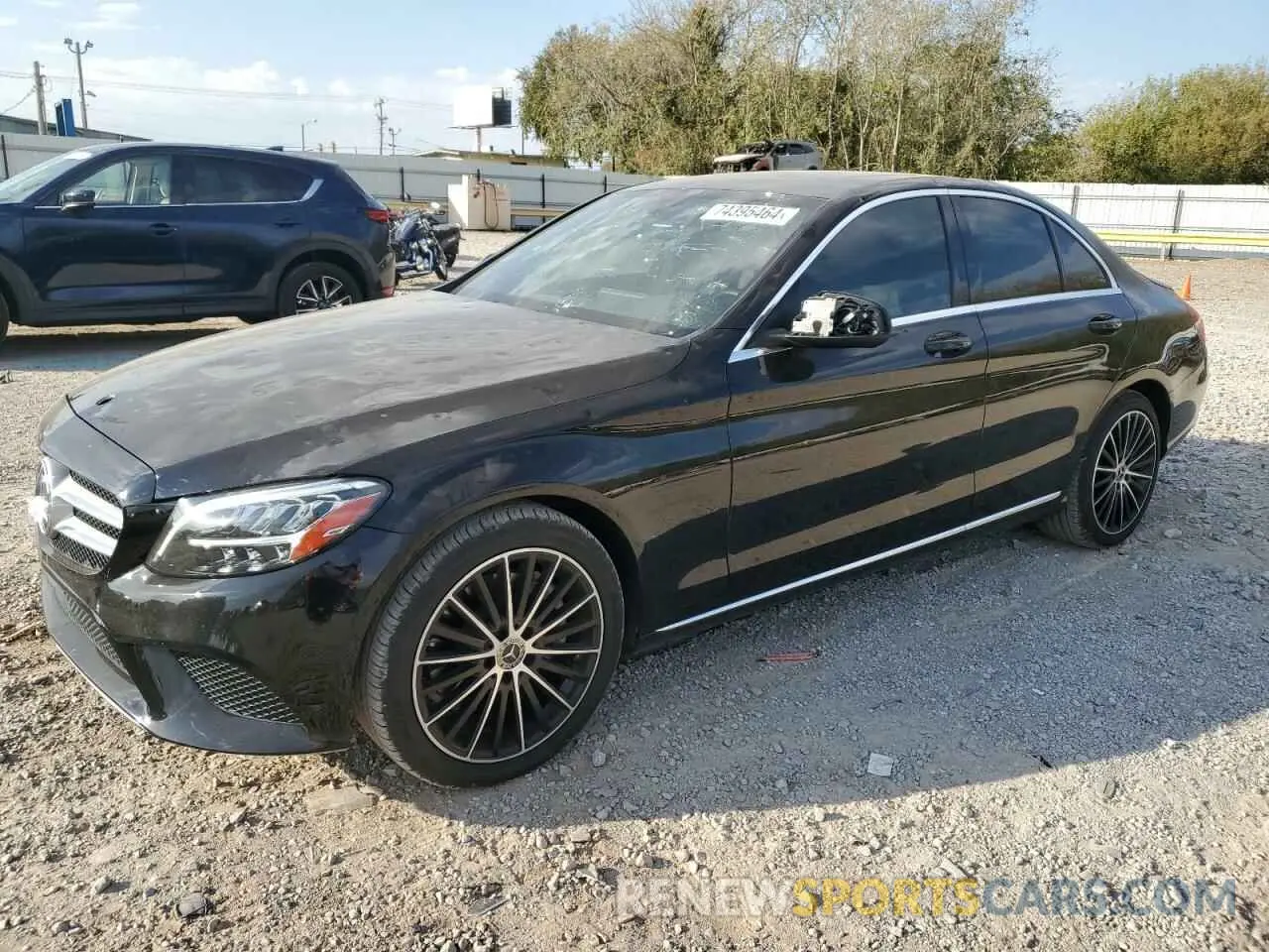 1 Photograph of a damaged car 55SWF8DB4KU288627 MERCEDES-BENZ C-CLASS 2019