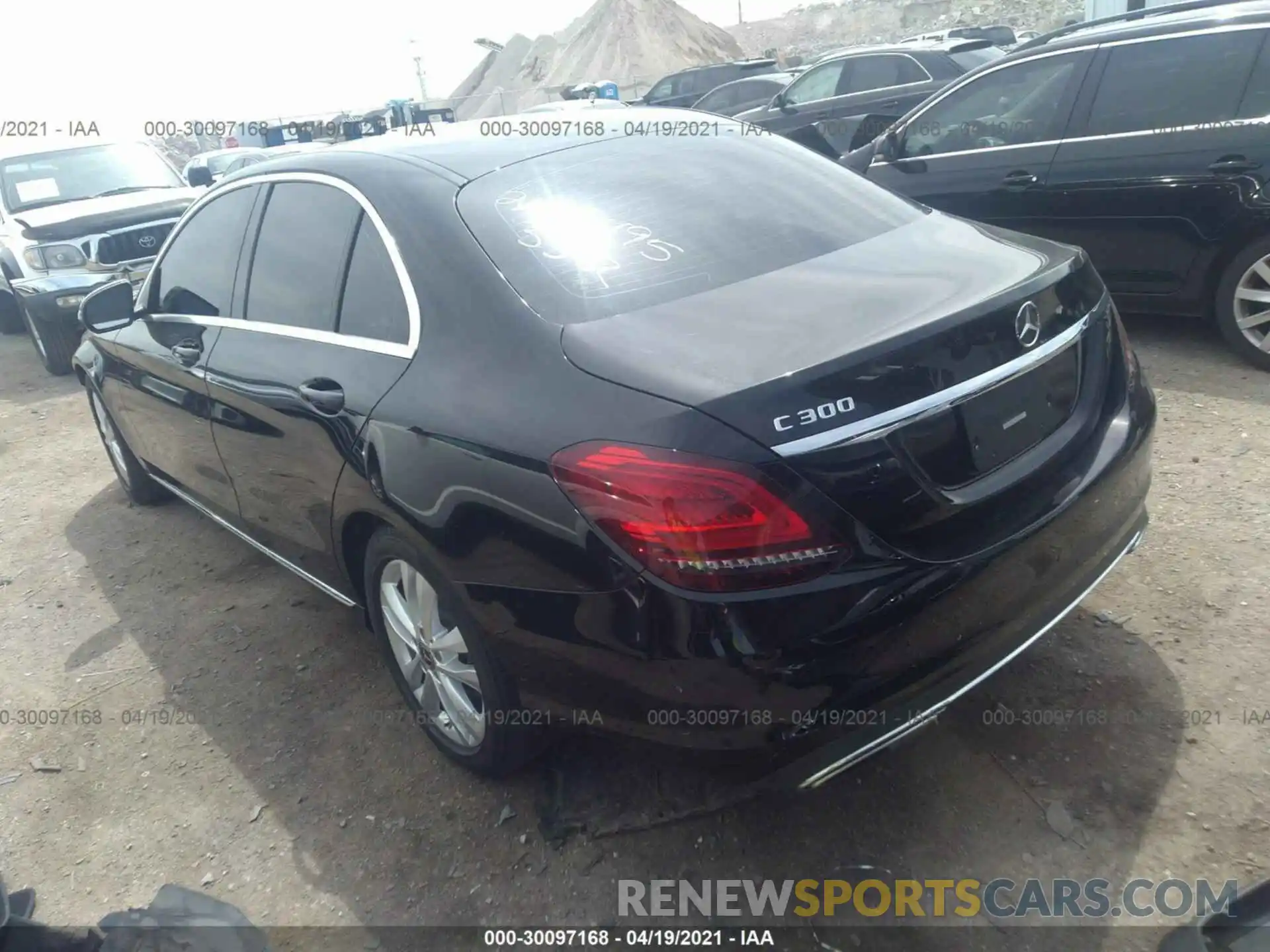 3 Photograph of a damaged car 55SWF8DB4KU295836 MERCEDES-BENZ C-CLASS 2019