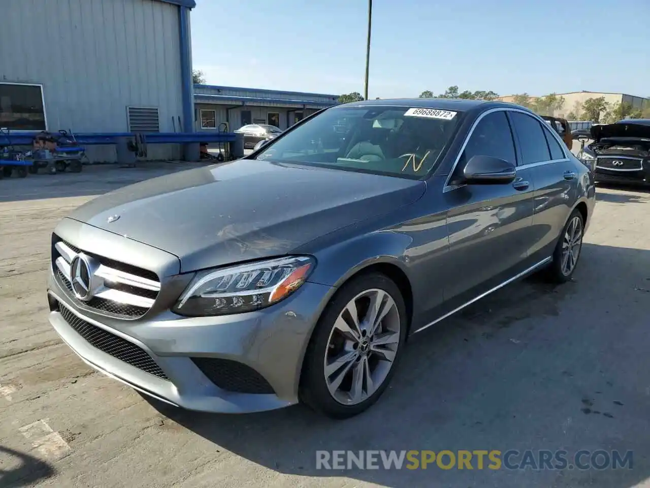 1 Photograph of a damaged car 55SWF8DB4KU299627 MERCEDES-BENZ C-CLASS 2019