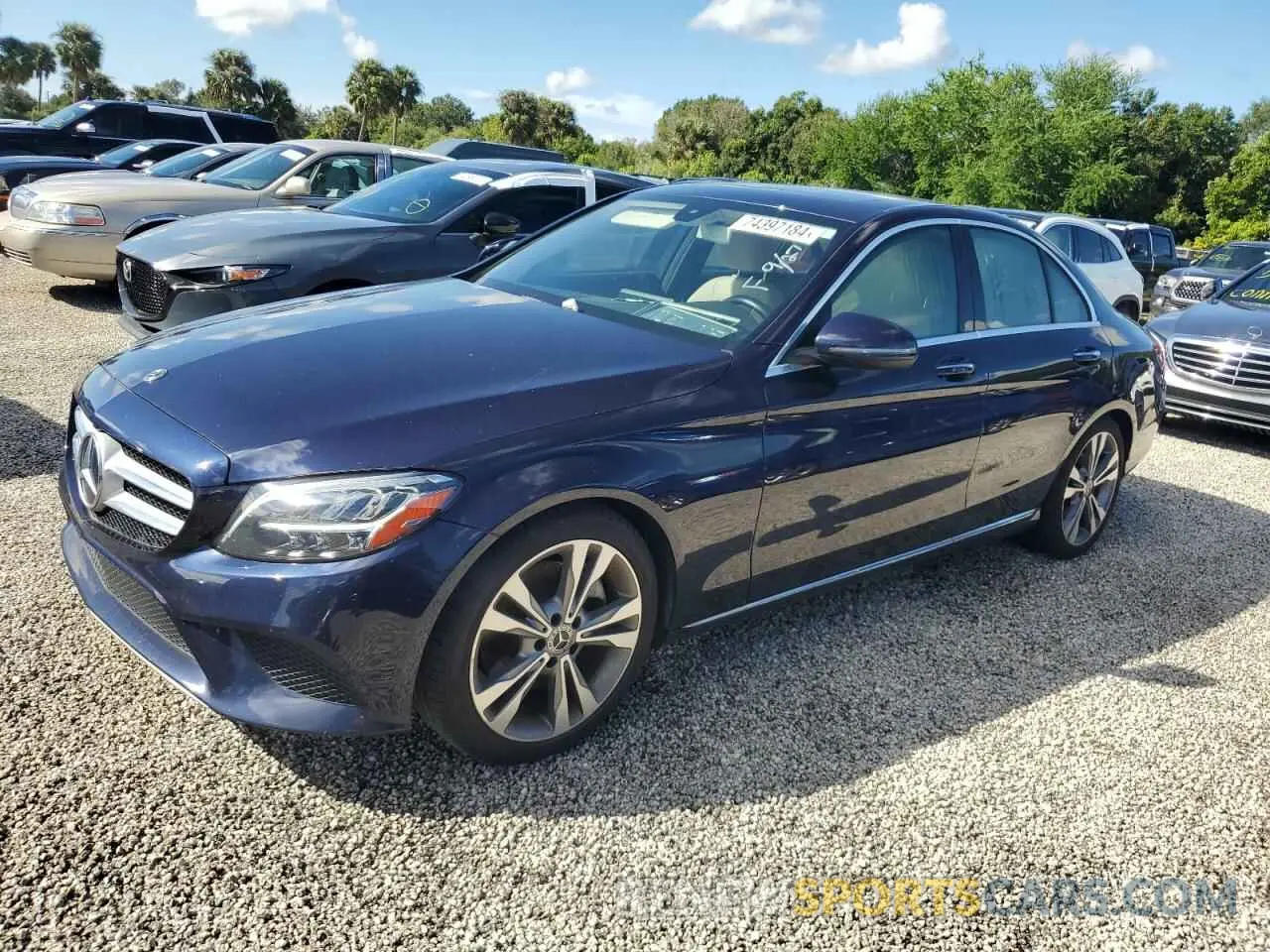 1 Photograph of a damaged car 55SWF8DB4KU300999 MERCEDES-BENZ C-CLASS 2019