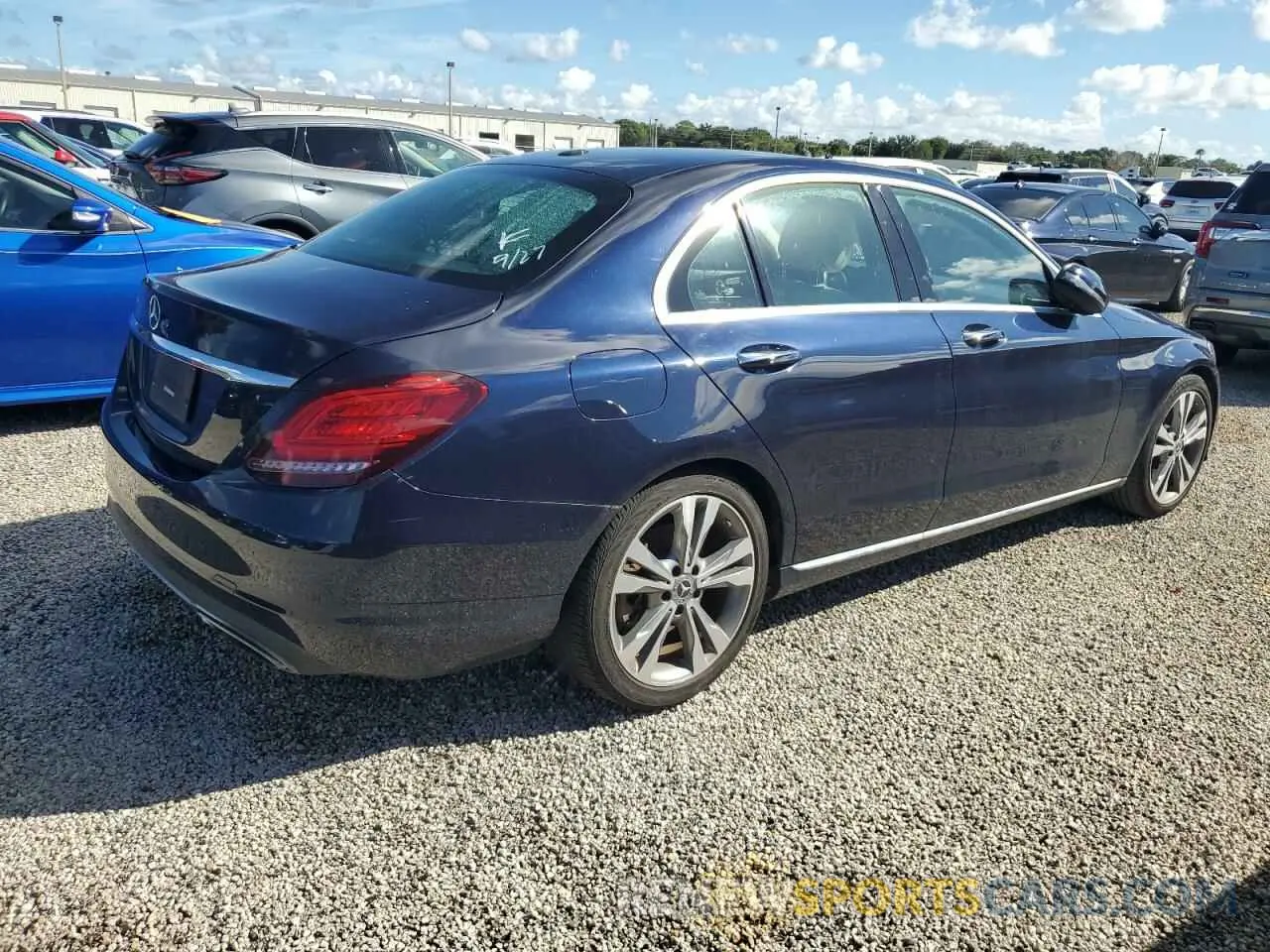 3 Photograph of a damaged car 55SWF8DB4KU300999 MERCEDES-BENZ C-CLASS 2019