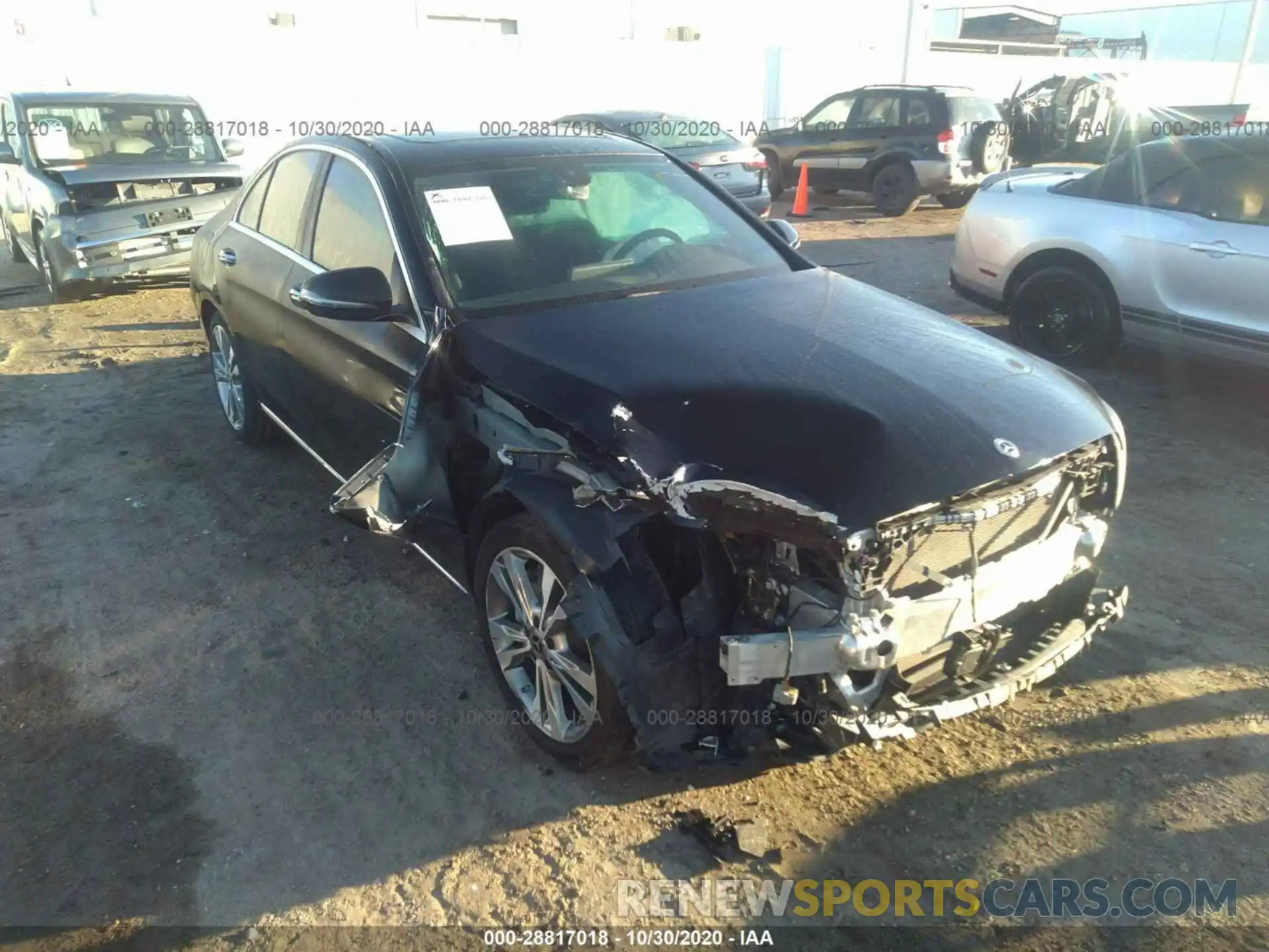 1 Photograph of a damaged car 55SWF8DB4KU313946 MERCEDES-BENZ C-CLASS 2019