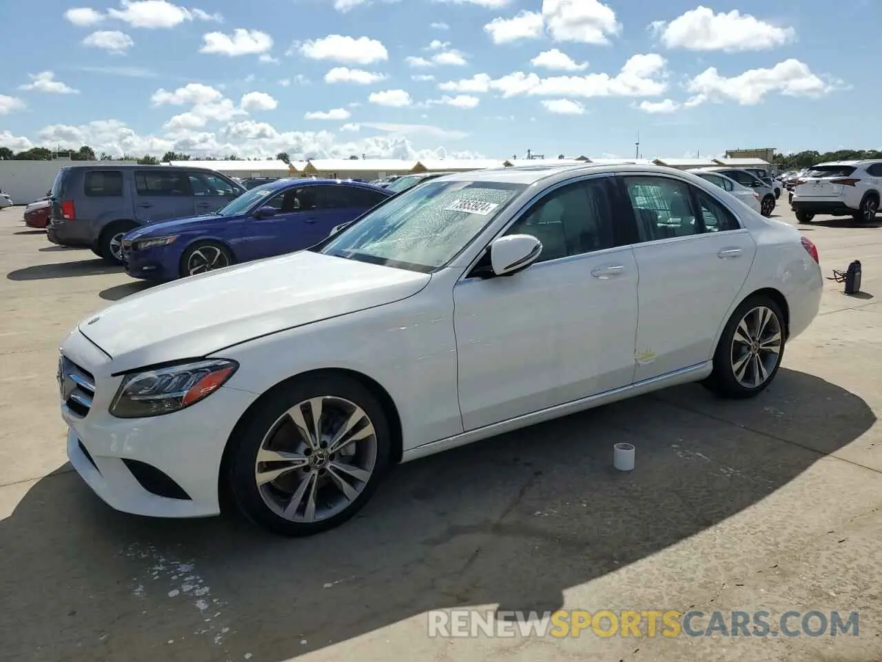 1 Photograph of a damaged car 55SWF8DB5KU297319 MERCEDES-BENZ C-CLASS 2019