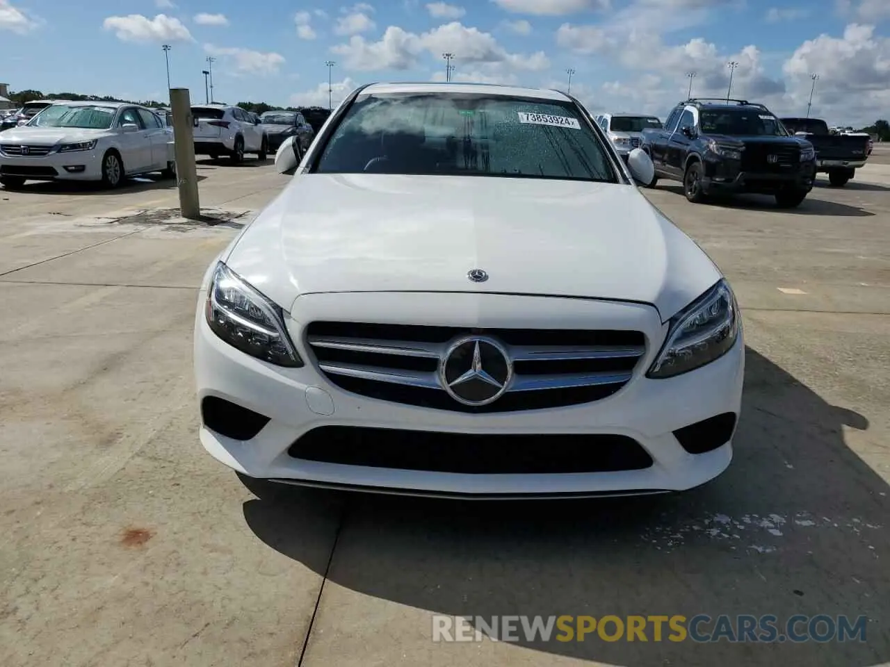 5 Photograph of a damaged car 55SWF8DB5KU297319 MERCEDES-BENZ C-CLASS 2019