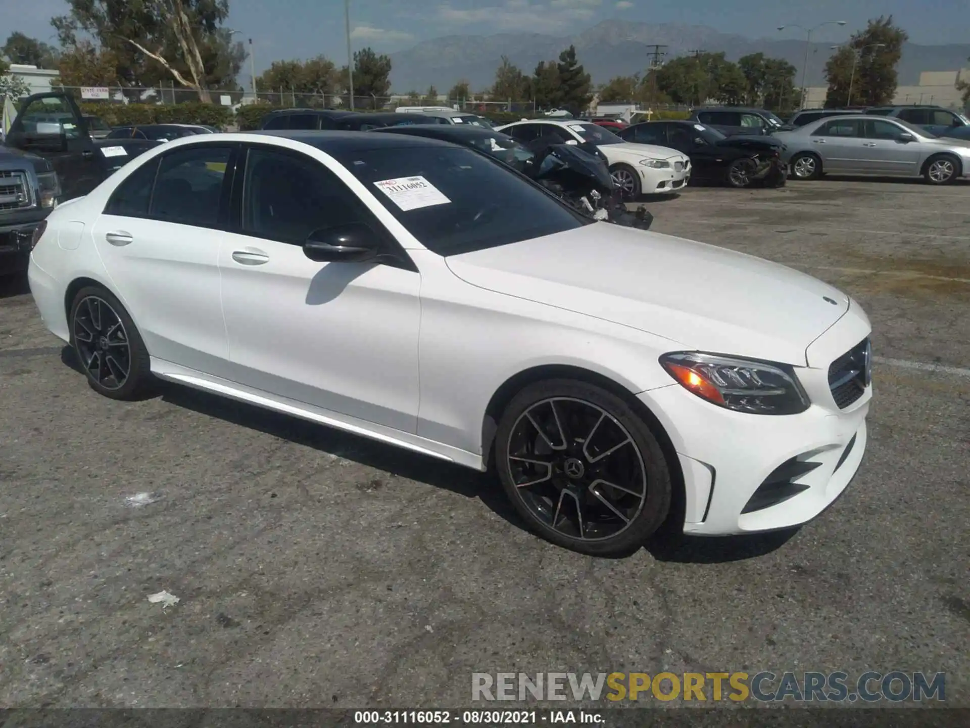 1 Photograph of a damaged car 55SWF8DB5KU302678 MERCEDES-BENZ C-CLASS 2019