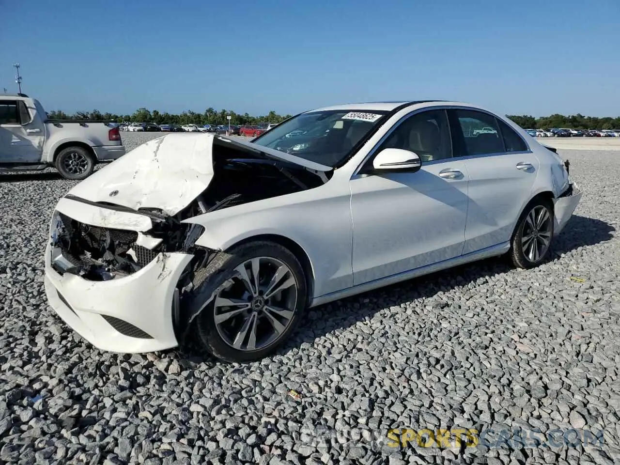 1 Photograph of a damaged car 55SWF8DB5KU310263 MERCEDES-BENZ C-CLASS 2019