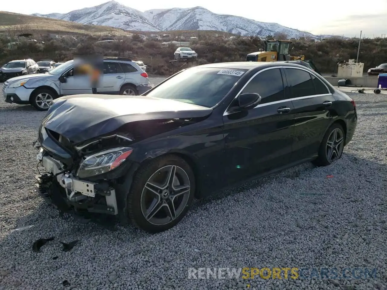 1 Photograph of a damaged car 55SWF8DB5KU322252 MERCEDES-BENZ C-CLASS 2019