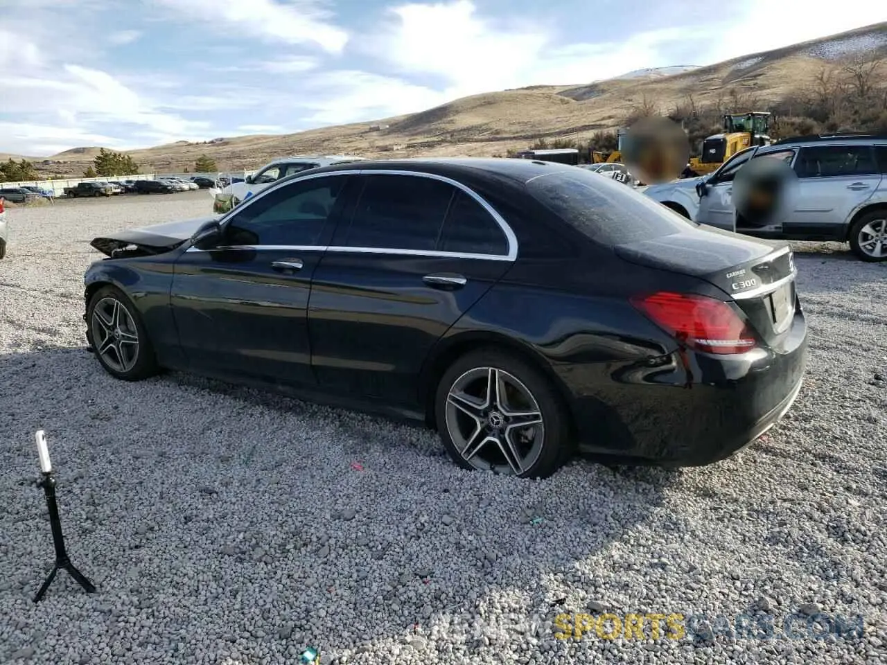 2 Photograph of a damaged car 55SWF8DB5KU322252 MERCEDES-BENZ C-CLASS 2019