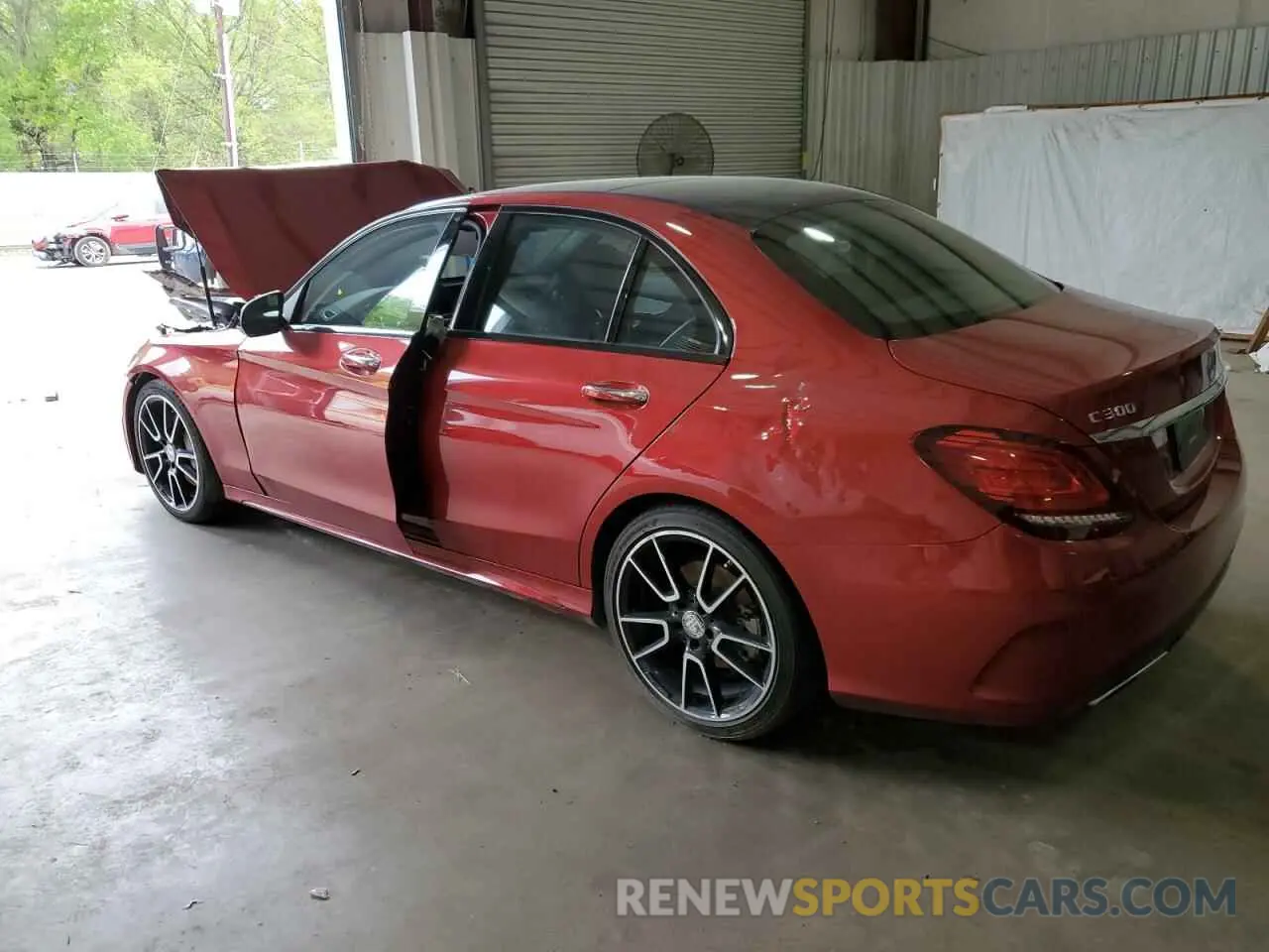 2 Photograph of a damaged car 55SWF8DB6KU283459 MERCEDES-BENZ C-CLASS 2019