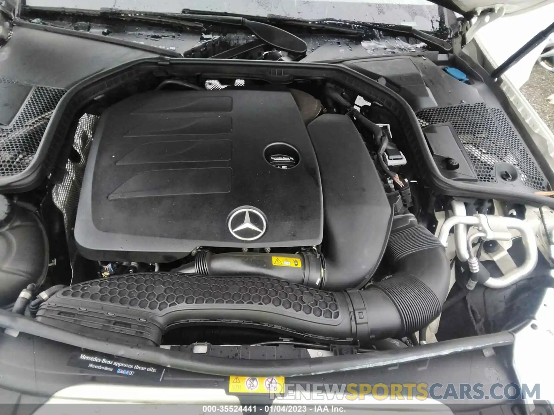 10 Photograph of a damaged car 55SWF8DB6KU293232 MERCEDES-BENZ C-CLASS 2019