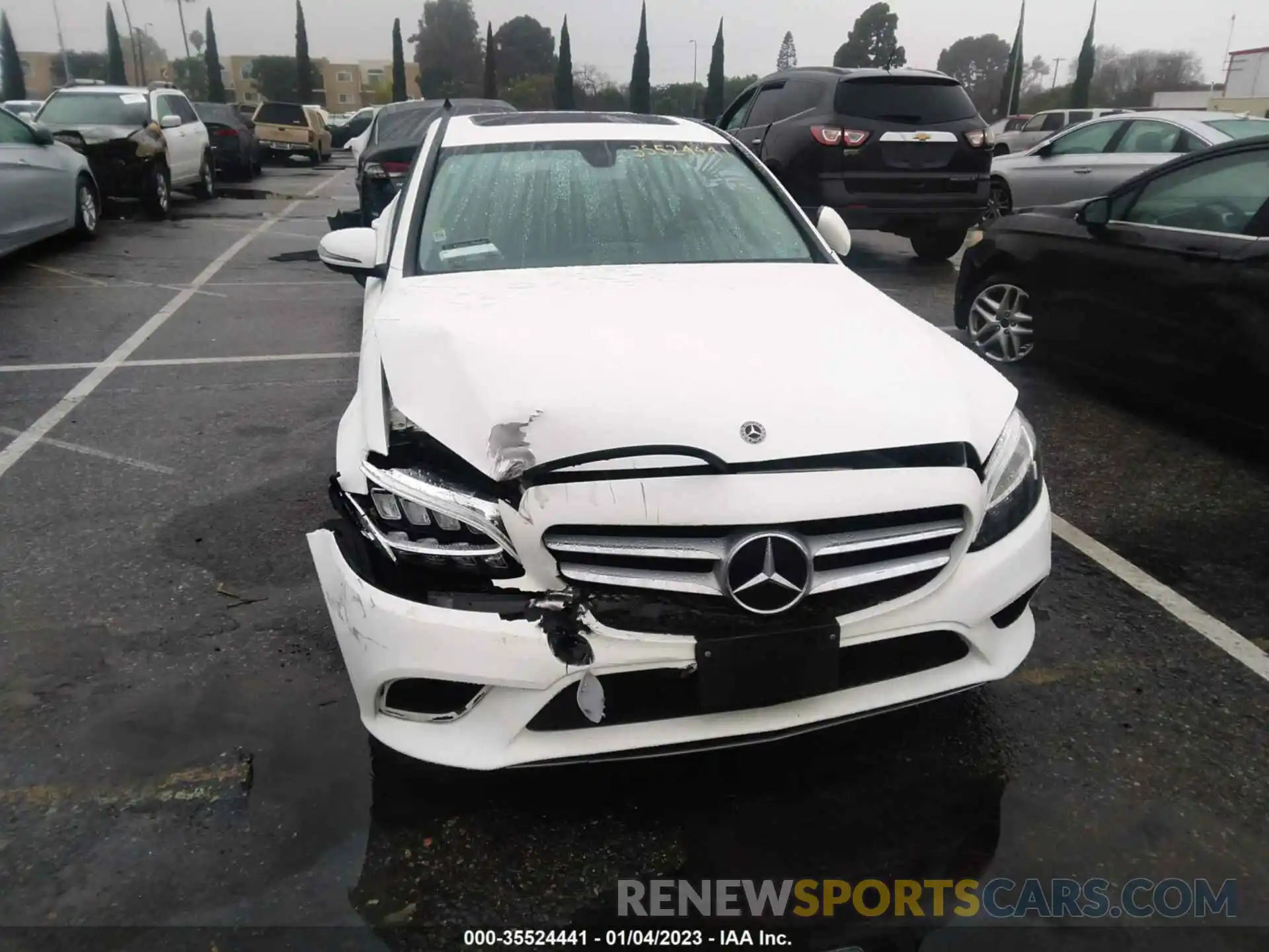 6 Photograph of a damaged car 55SWF8DB6KU293232 MERCEDES-BENZ C-CLASS 2019