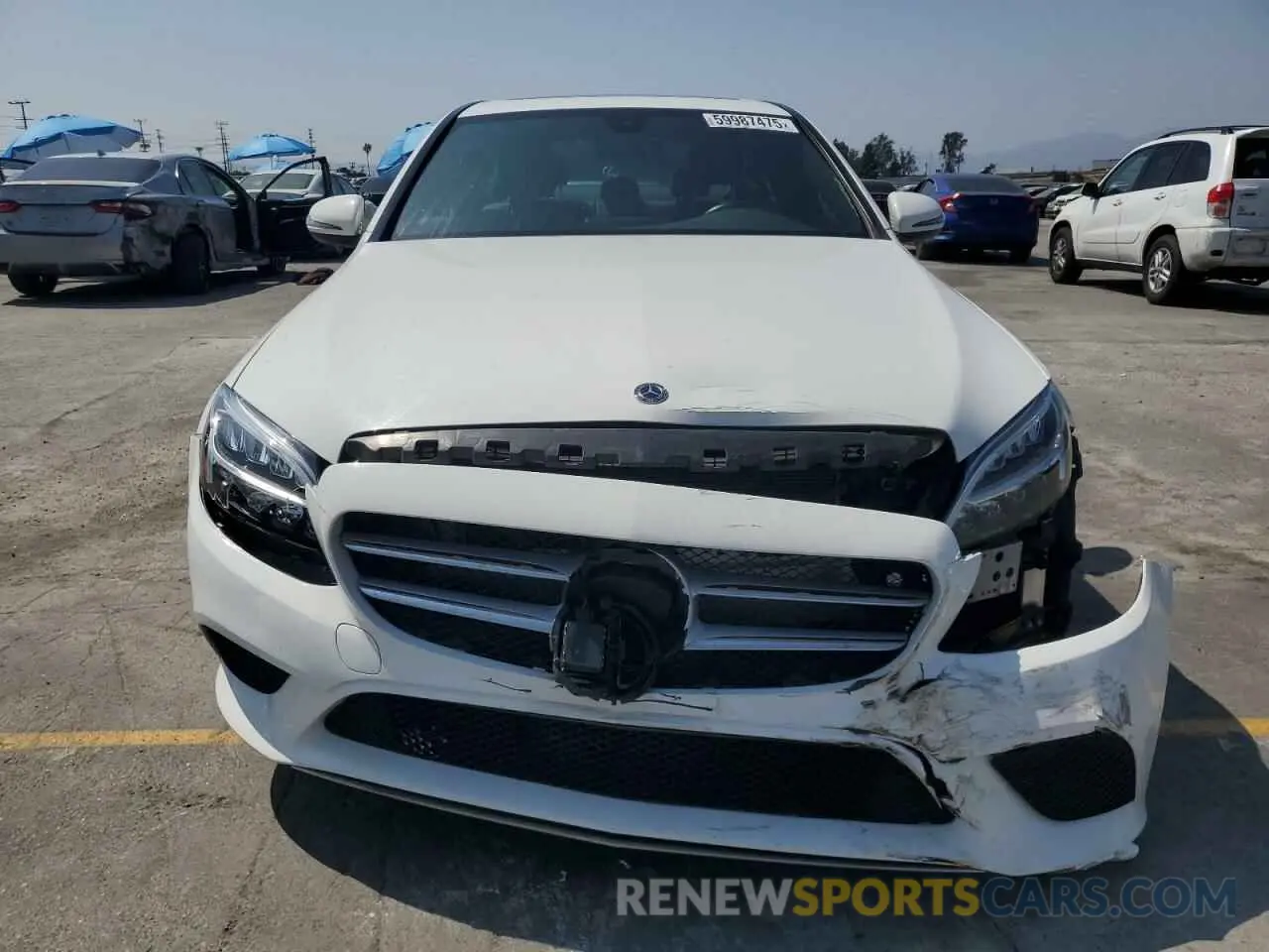 5 Photograph of a damaged car 55SWF8DB6KU296308 MERCEDES-BENZ C-CLASS 2019