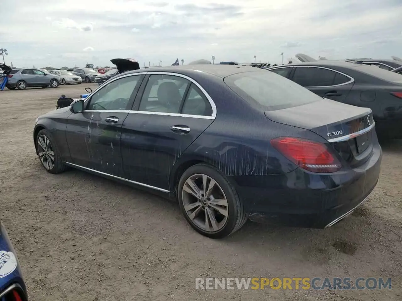 2 Photograph of a damaged car 55SWF8DB6KU297006 MERCEDES-BENZ C-CLASS 2019