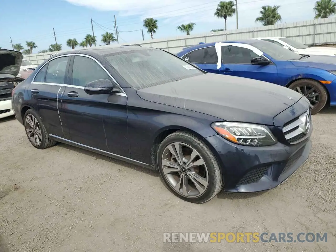 4 Photograph of a damaged car 55SWF8DB6KU297006 MERCEDES-BENZ C-CLASS 2019