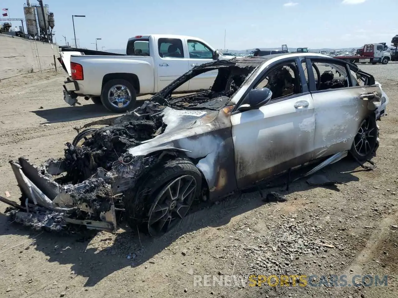 1 Photograph of a damaged car 55SWF8DB6KU304777 MERCEDES-BENZ C-CLASS 2019