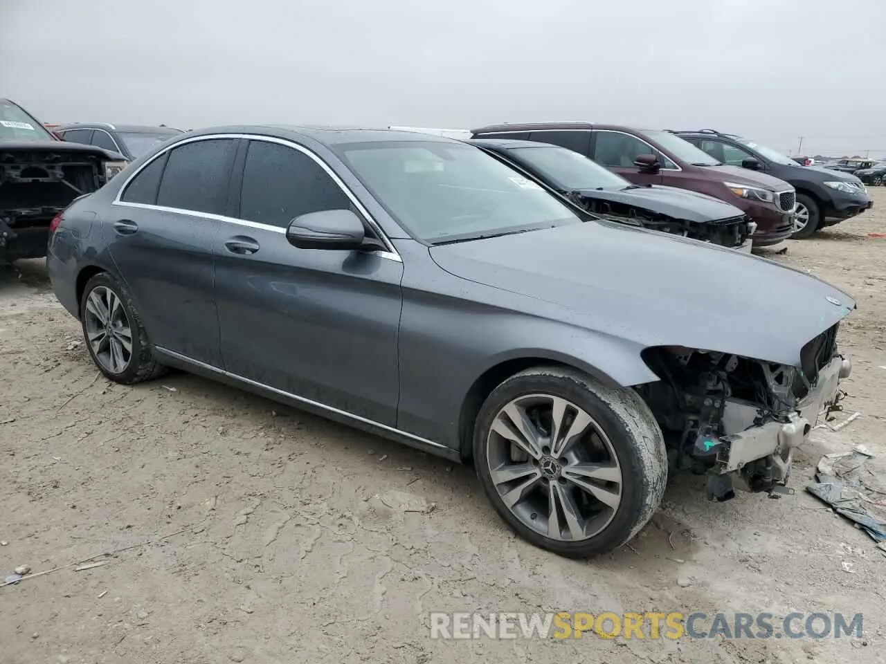 4 Photograph of a damaged car 55SWF8DB7KU286872 MERCEDES-BENZ C-CLASS 2019