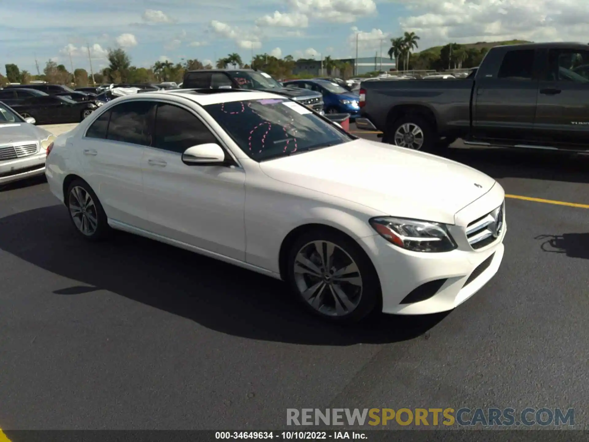 1 Photograph of a damaged car 55SWF8DB7KU297774 MERCEDES-BENZ C-CLASS 2019