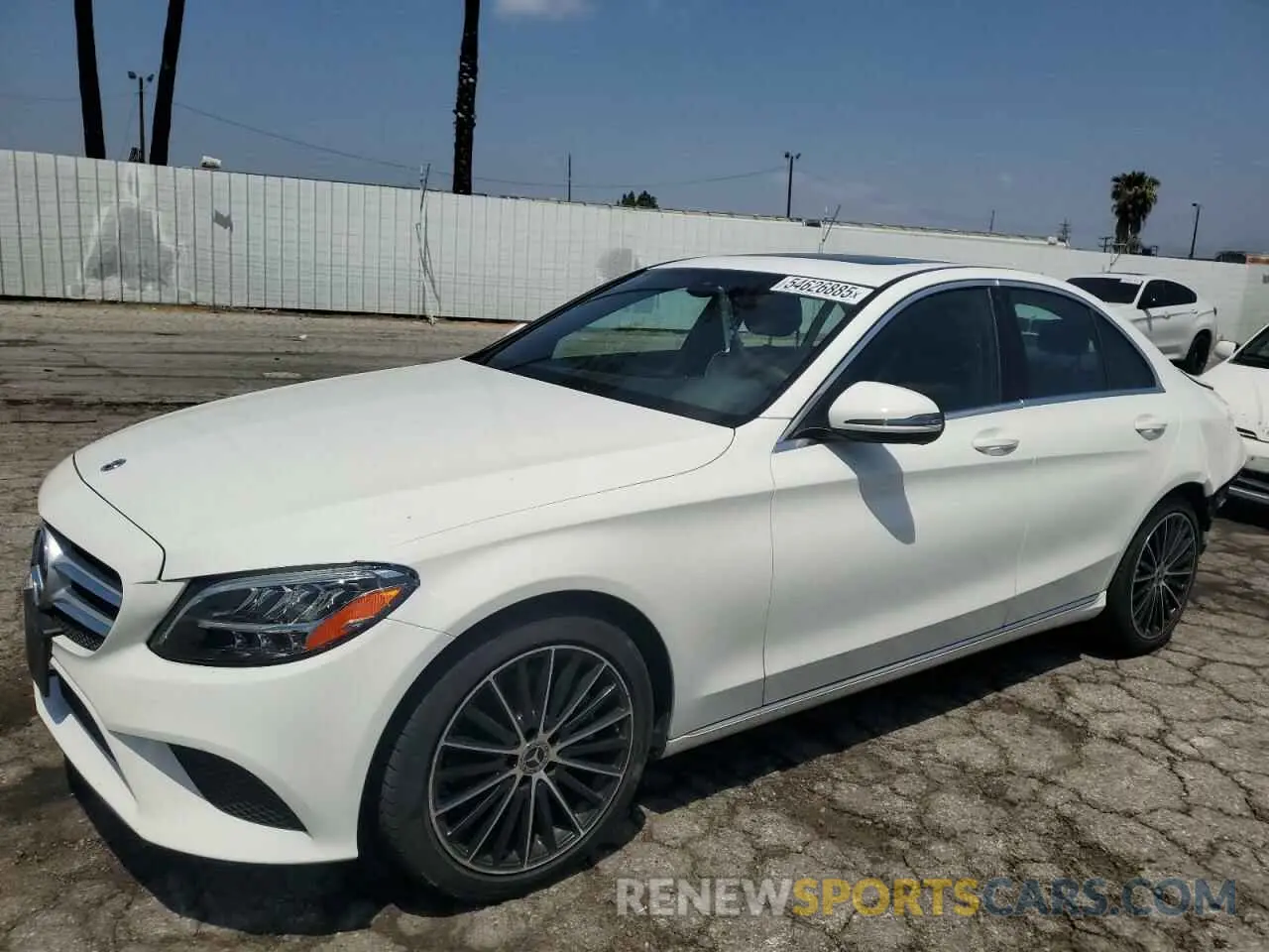 1 Photograph of a damaged car 55SWF8DB7KU298133 MERCEDES-BENZ C-CLASS 2019
