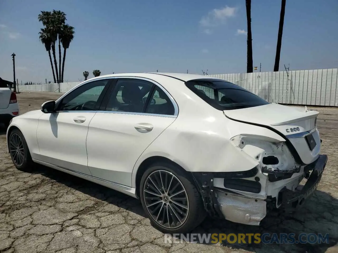 2 Photograph of a damaged car 55SWF8DB7KU298133 MERCEDES-BENZ C-CLASS 2019