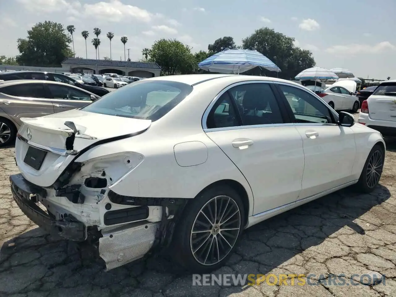 3 Photograph of a damaged car 55SWF8DB7KU298133 MERCEDES-BENZ C-CLASS 2019